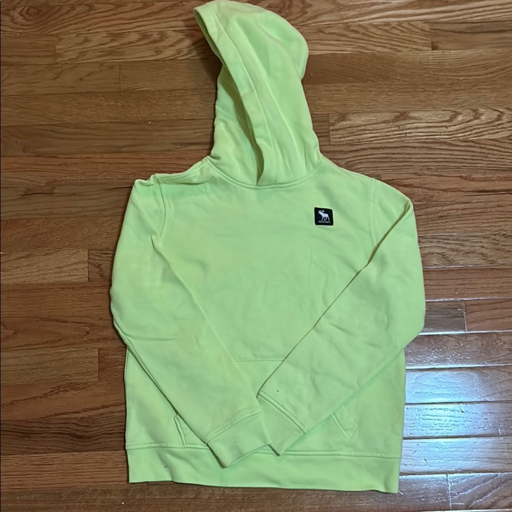 Abercrombie & Fitch light green Hoodie